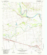 Download a high-resolution, GPS-compatible USGS topo map for Oklaunion, TX (1985 edition)