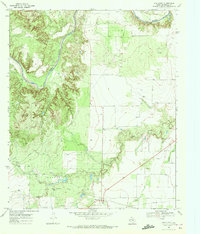 Download a high-resolution, GPS-compatible USGS topo map for Old Glory, TX (1972 edition)