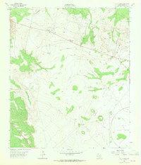 preview thumbnail of historical topo map of Reeves County, TX in 1963