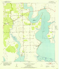 Download a high-resolution, GPS-compatible USGS topo map for Olivia, TX (1953 edition)