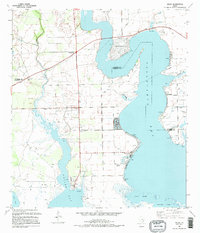 Download a high-resolution, GPS-compatible USGS topo map for Olivia, TX (1995 edition)