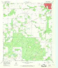 Download a high-resolution, GPS-compatible USGS topo map for Olney, TX (1968 edition)