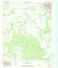 Download a high-resolution, GPS-compatible USGS topo map for Olney, TX (1982 edition)