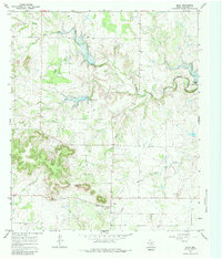 Download a high-resolution, GPS-compatible USGS topo map for Oplin, TX (1983 edition)