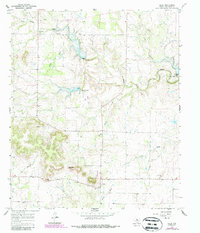 Download a high-resolution, GPS-compatible USGS topo map for Oplin, TX (1987 edition)