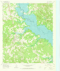 Download a high-resolution, GPS-compatible USGS topo map for Ore City, TX (1973 edition)