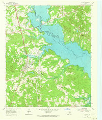 Download a high-resolution, GPS-compatible USGS topo map for Ore City, TX (1964 edition)