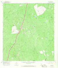 Download a high-resolution, GPS-compatible USGS topo map for Orvil, TX (1967 edition)