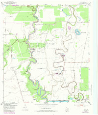 Download a high-resolution, GPS-compatible USGS topo map for Otey, TX (1984 edition)
