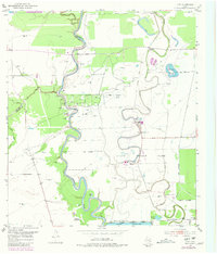 preview thumbnail of historical topo map of Brazoria County, TX in 1953