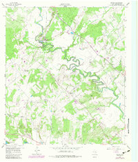 Download a high-resolution, GPS-compatible USGS topo map for Ottine, TX (1983 edition)