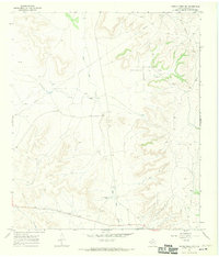 Download a high-resolution, GPS-compatible USGS topo map for Owens Creek NW, TX (1970 edition)