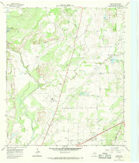 preview thumbnail of historical topo map of Brown County, TX in 1966