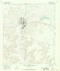 Download a high-resolution, GPS-compatible USGS topo map for Ozona, TX (1970 edition)