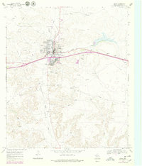 Download a high-resolution, GPS-compatible USGS topo map for Ozona, TX (1979 edition)