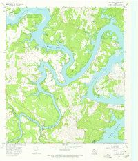 Download a high-resolution, GPS-compatible USGS topo map for Pace Bend, TX (1970 edition)