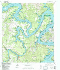 Download a high-resolution, GPS-compatible USGS topo map for Pace Bend, TX (1986 edition)