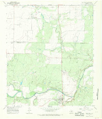 preview thumbnail of historical topo map of Paint Rock, TX in 1967
