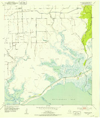 Download a high-resolution, GPS-compatible USGS topo map for Palacios NE, TX (1953 edition)
