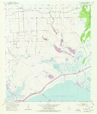 Download a high-resolution, GPS-compatible USGS topo map for Palacios NE, TX (1977 edition)