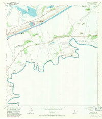 Download a high-resolution, GPS-compatible USGS topo map for Palmito Hill, TX (1971 edition)