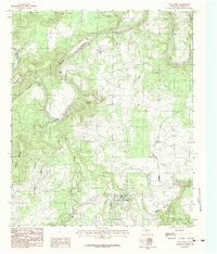 preview thumbnail of historical topo map of Palo Pinto, TX in 1984
