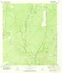preview thumbnail of historical topo map of Maverick County, TX in 1974