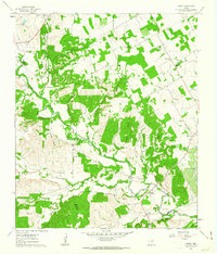 preview thumbnail of historical topo map of Hood County, TX in 1961