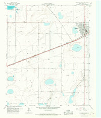 1966 Map of Panhandle West, 1967 Print