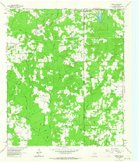 preview thumbnail of historical topo map of Panola County, TX in 1962