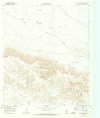 preview thumbnail of historical topo map of Culberson County, TX in 1970