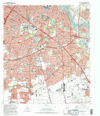 Download a high-resolution, GPS-compatible USGS topo map for Park Place, TX (1995 edition)