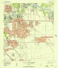 Download a high-resolution, GPS-compatible USGS topo map for Pasadena, TX (1957 edition)