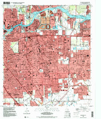 Download a high-resolution, GPS-compatible USGS topo map for Pasadena, TX (2000 edition)