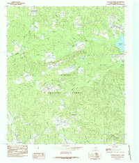 preview thumbnail of historical topo map of Shelby County, TX in 1984