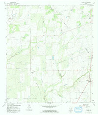 Download a high-resolution, GPS-compatible USGS topo map for Pawnee, TX (1991 edition)