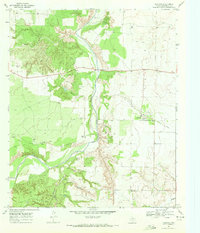 Download a high-resolution, GPS-compatible USGS topo map for Peacock, TX (1972 edition)