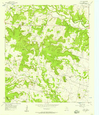 preview thumbnail of historical topo map of Coryell County, TX in 1954