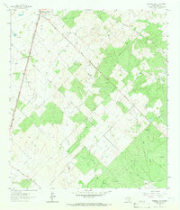 preview thumbnail of historical topo map of Frio County, TX in 1964