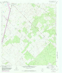 Download a high-resolution, GPS-compatible USGS topo map for Pearsall South, TX (1982 edition)