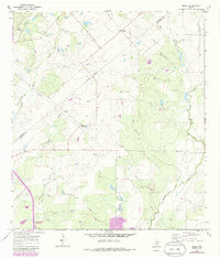 Download a high-resolution, GPS-compatible USGS topo map for Peggy, TX (1986 edition)