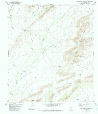 Download a high-resolution, GPS-compatible USGS topo map for Pena Blanca Mountains, TX (1984 edition)
