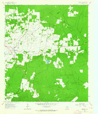 preview thumbnail of historical topo map of Trinity County, TX in 1963