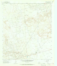 Download a high-resolution, GPS-compatible USGS topo map for Penwell SE, TX (1967 edition)