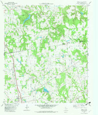 preview thumbnail of historical topo map of Houston County, TX in 1982