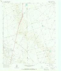 preview thumbnail of historical topo map of Crane County, TX in 1964