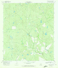 Download a high-resolution, GPS-compatible USGS topo map for Pertle Creek, TX (1972 edition)