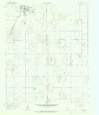 Download a high-resolution, GPS-compatible USGS topo map for Petersburg, TX (1966 edition)