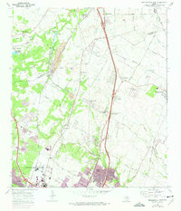 Download a high-resolution, GPS-compatible USGS topo map for Pflugerville West, TX (1974 edition)