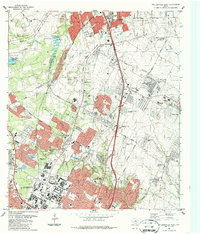 Download a high-resolution, GPS-compatible USGS topo map for Pflugerville West, TX (1987 edition)